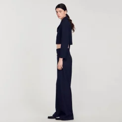 Veste Courte à Double Boutonnage