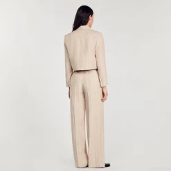 Veste Courte à Rayures
