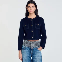 Veste Courte En Laine