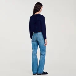 Veste Courte En Maille