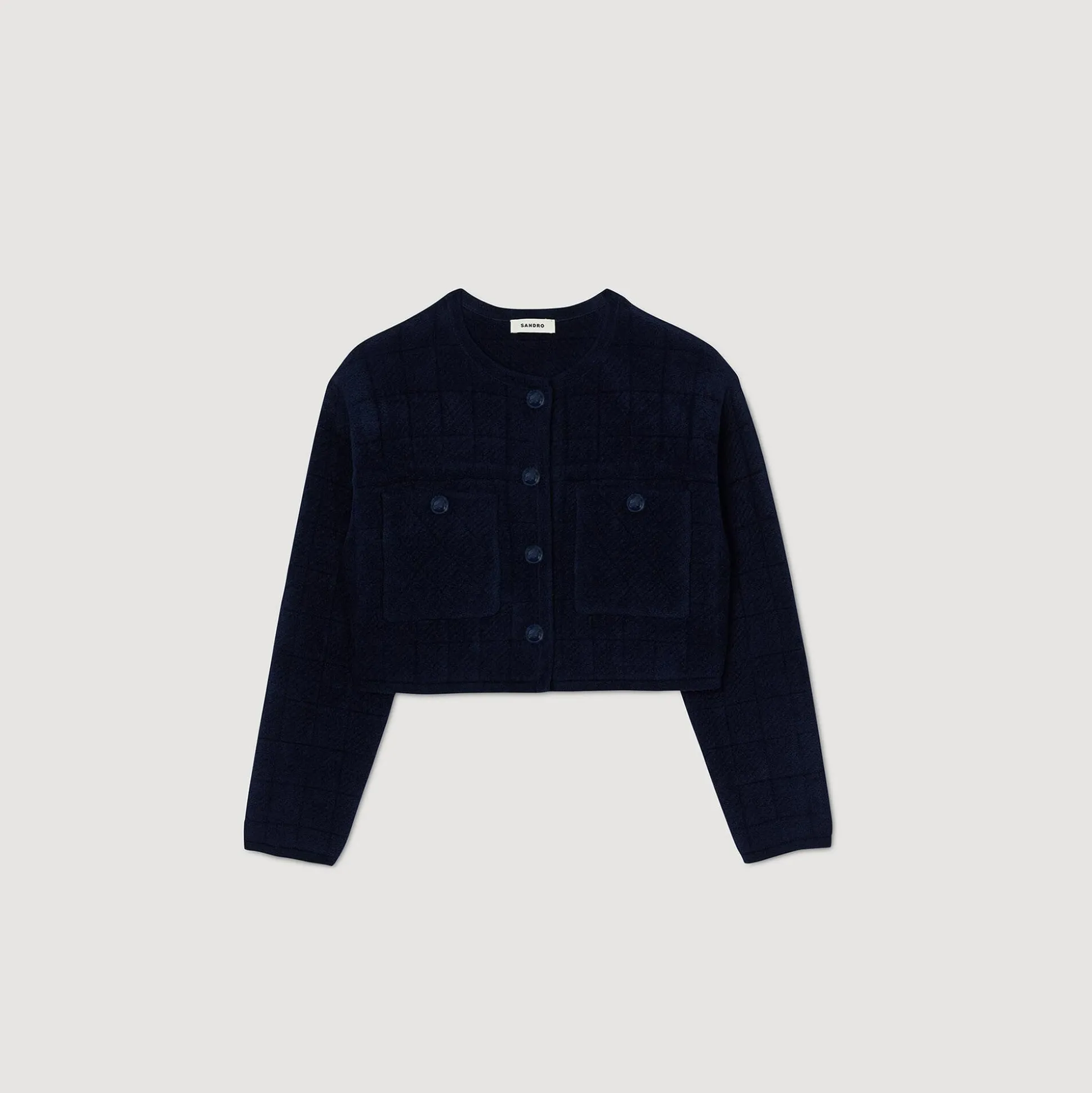 Veste Courte En Maille