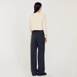Veste Courte En Tissu Bouclé
