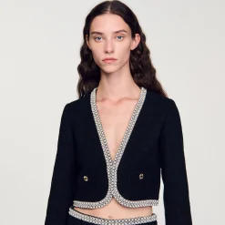 Veste Courte En Tweed