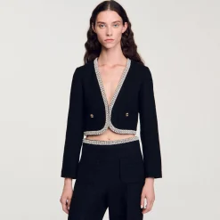Veste Courte En Tweed
