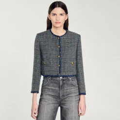 Veste Courte En Tweed