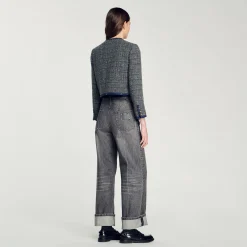 Veste Courte En Tweed