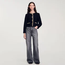 Veste Courte En Tweed