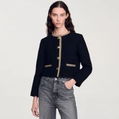 Veste Courte En Tweed