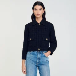 Veste Courte En Tweed