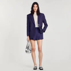Veste De Costume à Rayures