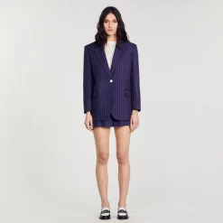 Veste De Costume à Rayures