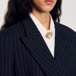 Veste De Costume à Rayures