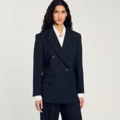 Veste De Costume à Rayures