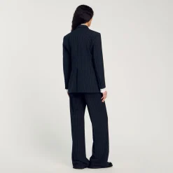 Veste De Costume à Rayures