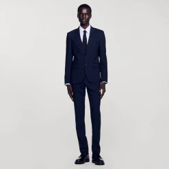 Veste De Costume Classique En Laine