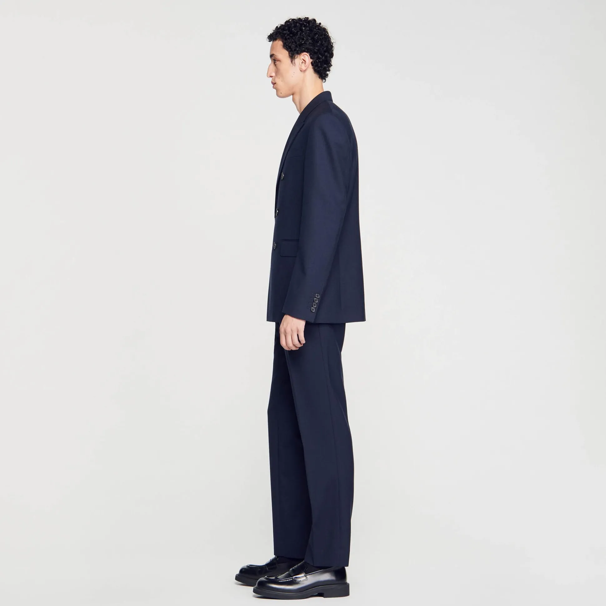 Veste De Costume Croisée