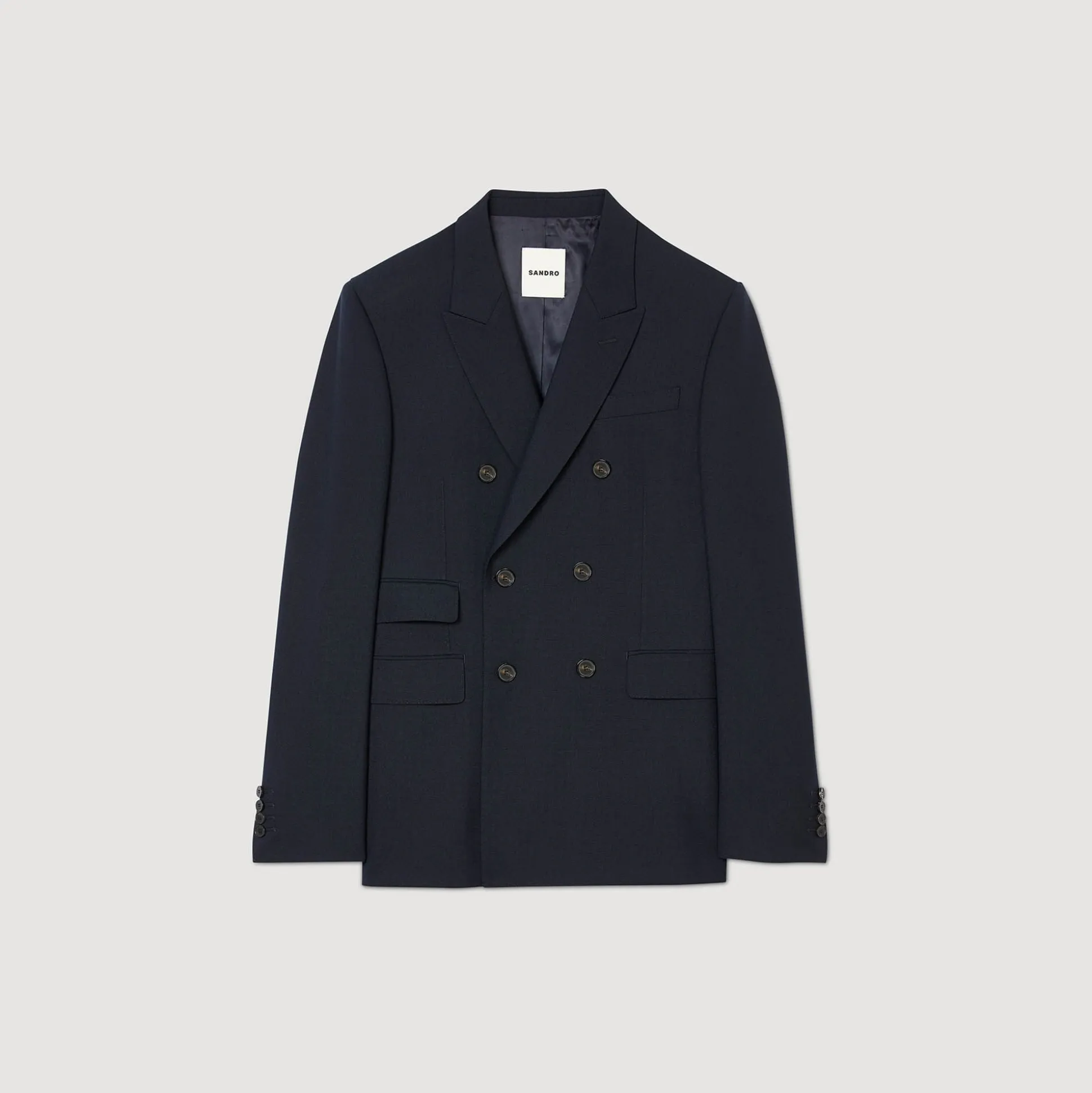 Veste De Costume Croisée