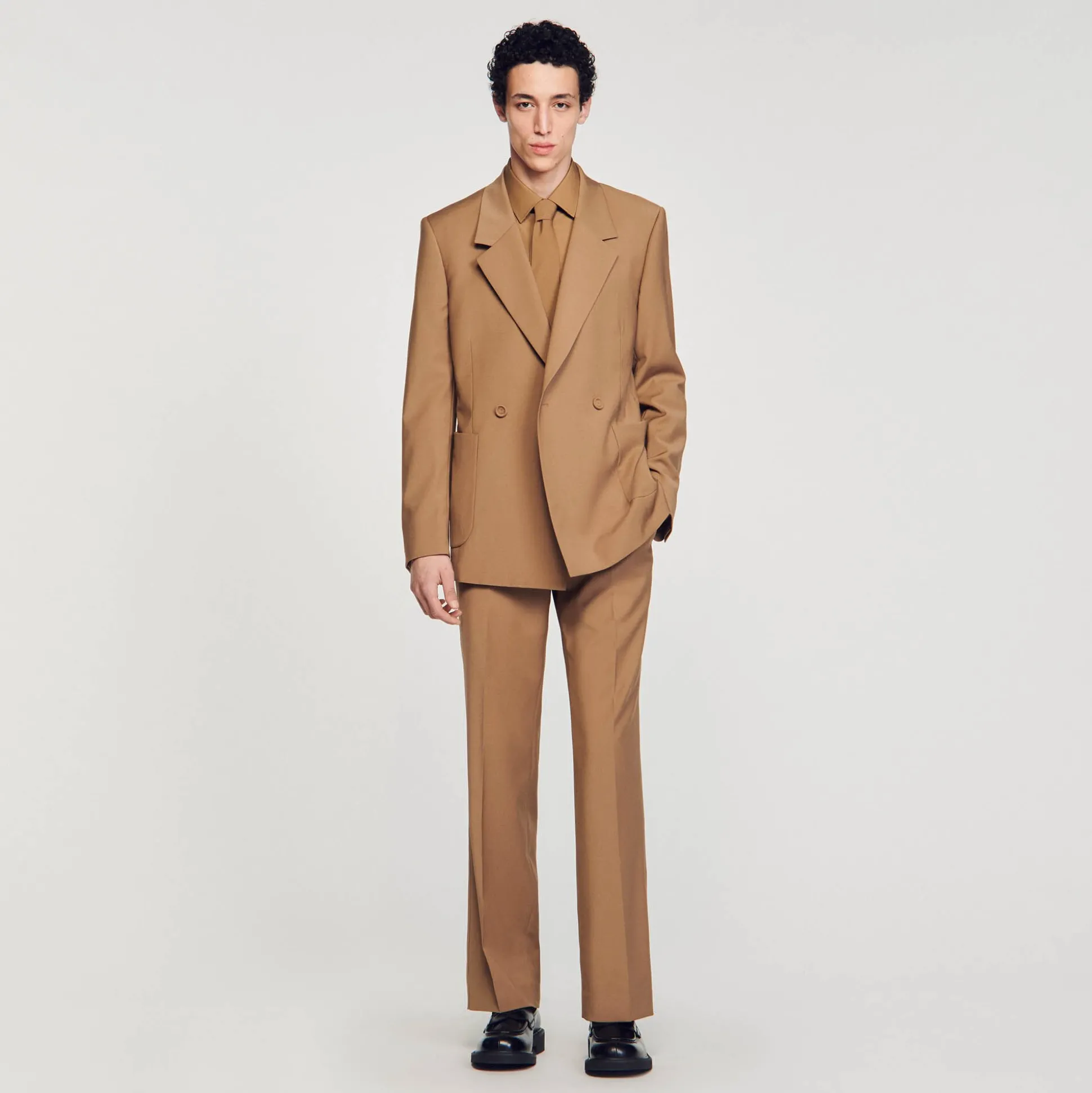 Veste De Costume Croisée