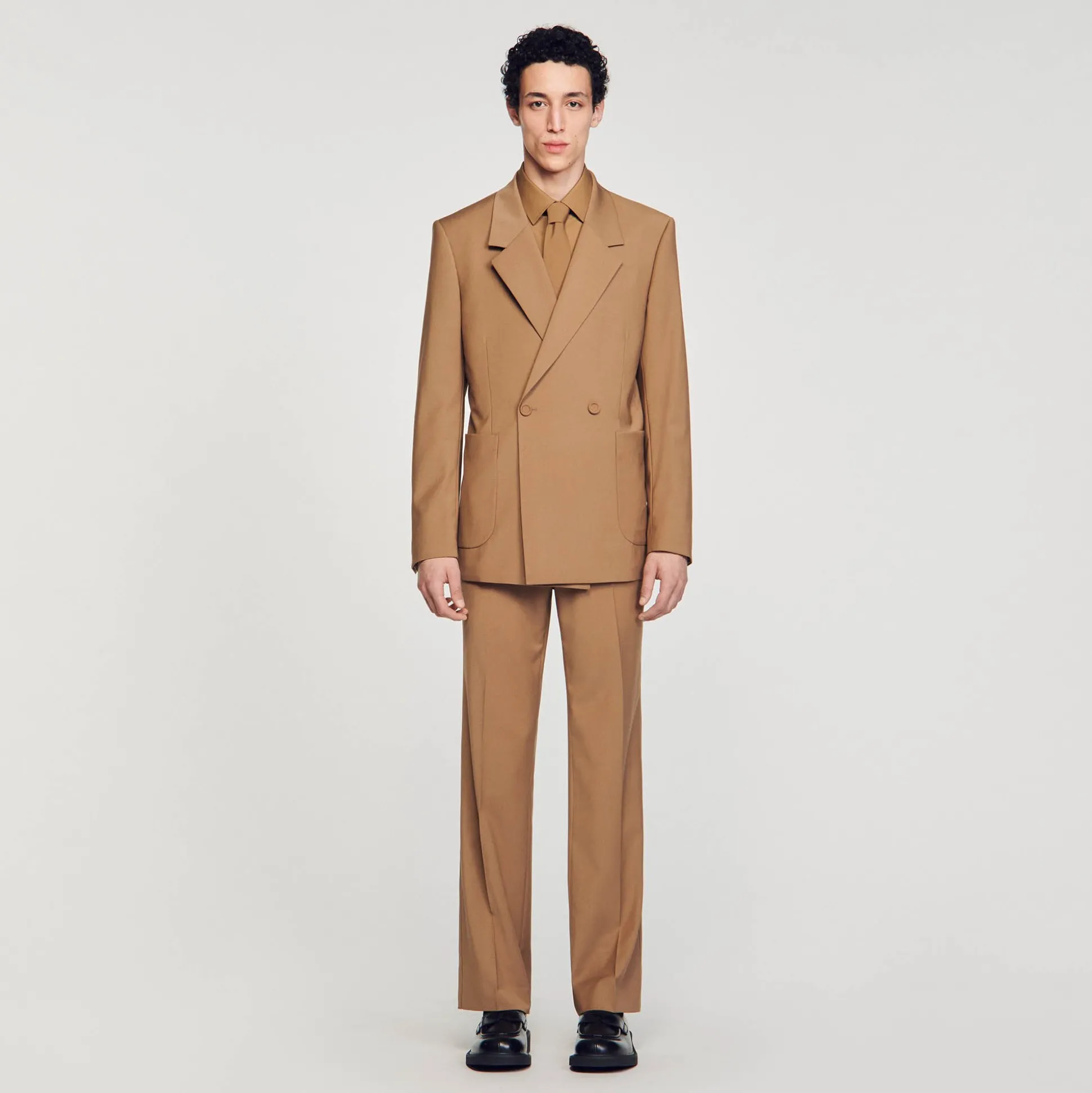 Veste De Costume Croisée