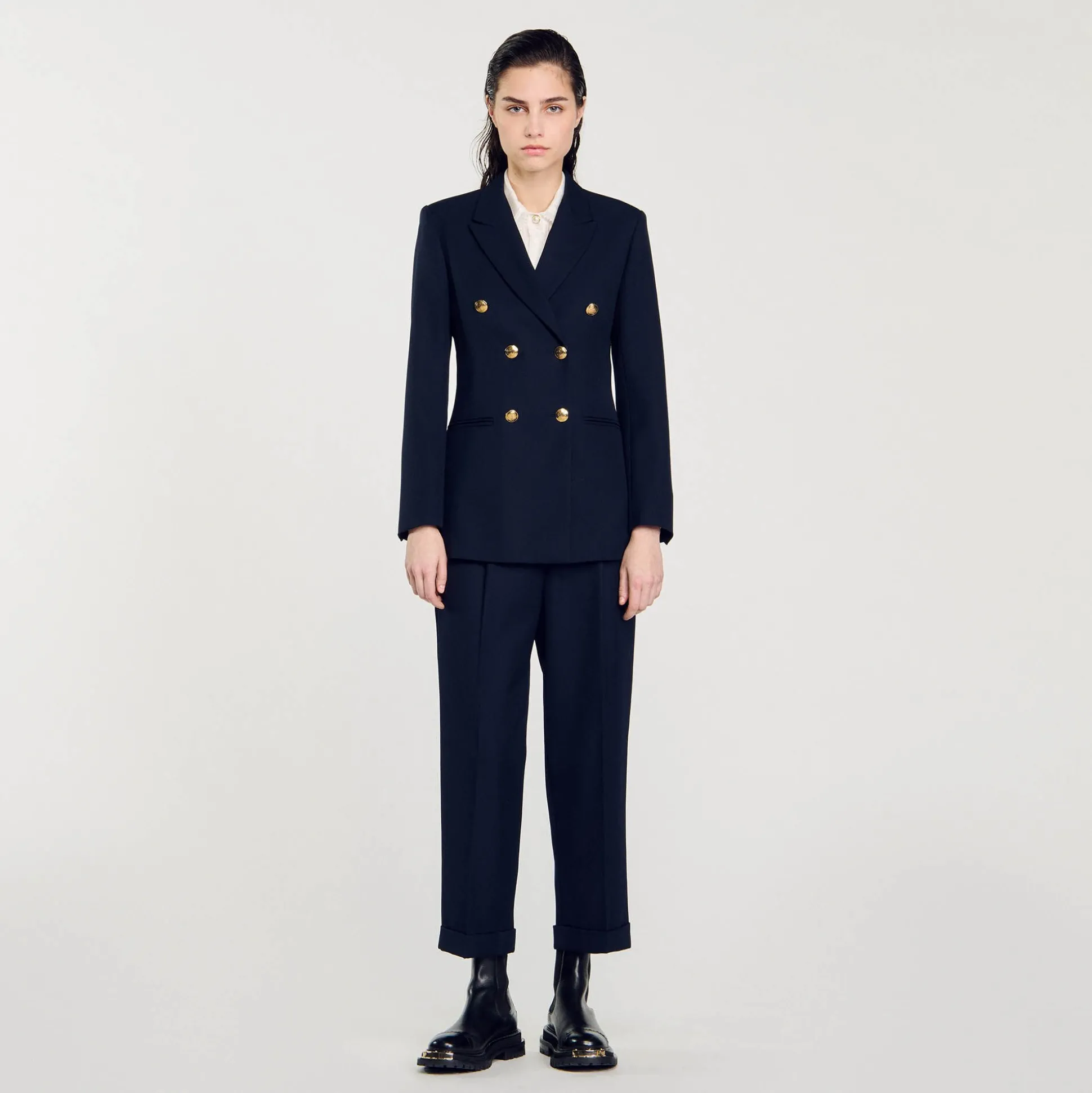 Veste De Costume Double Boutonnage