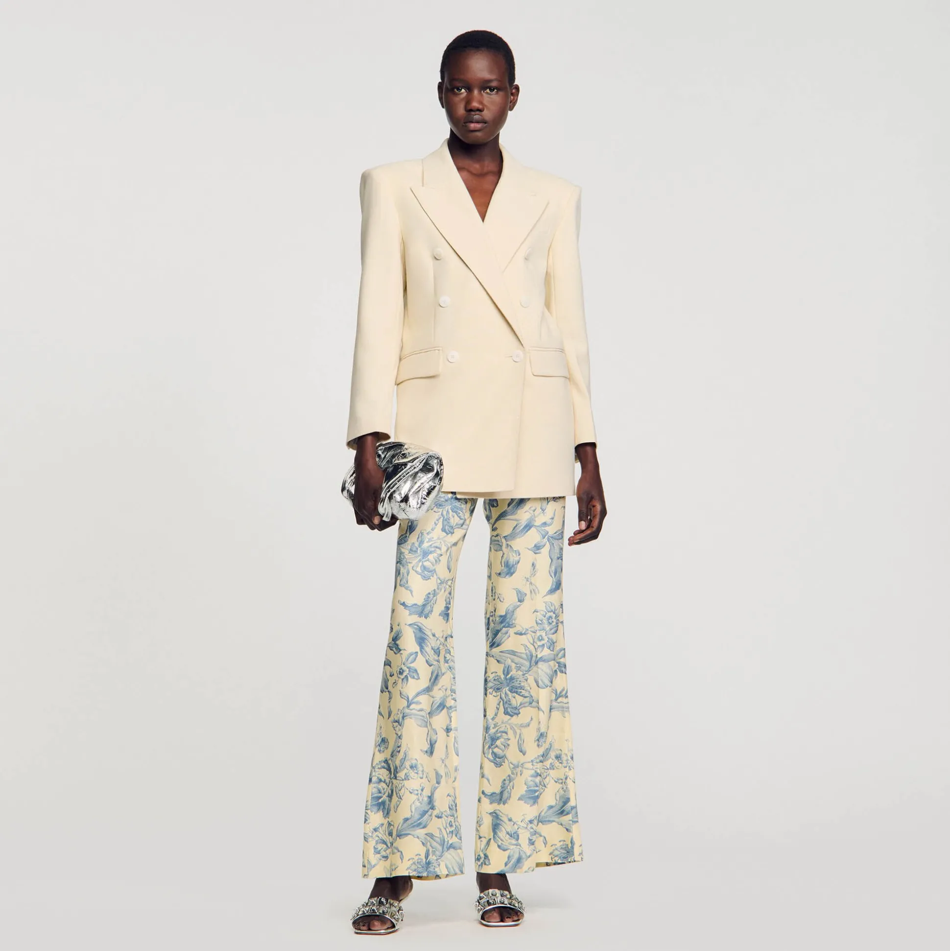 Veste De Costume Double Boutonnage