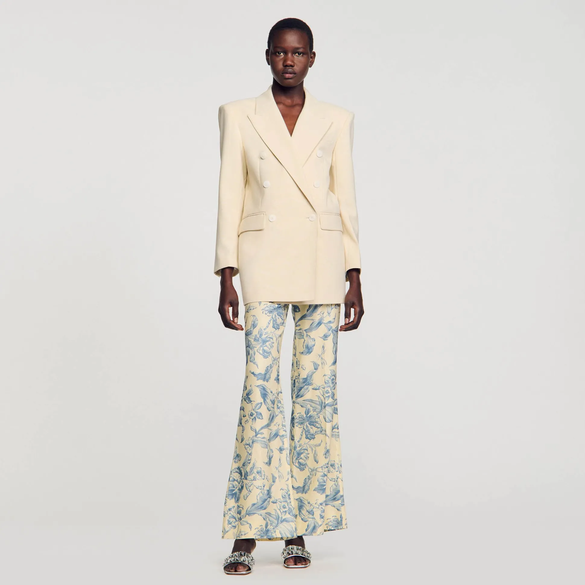 Veste De Costume Double Boutonnage