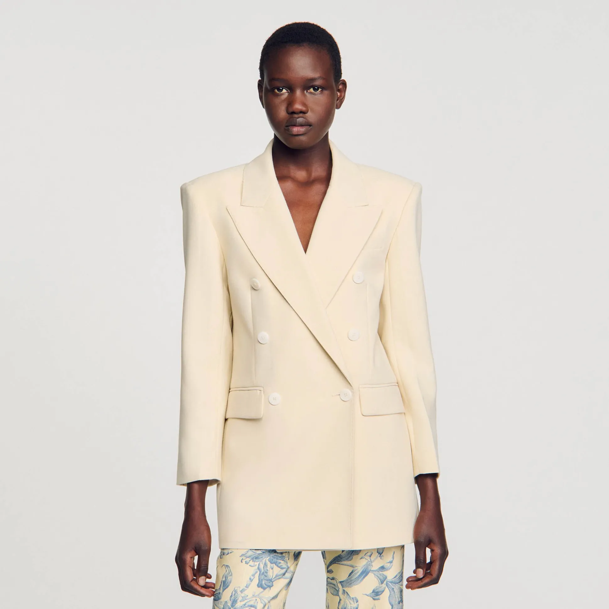 Veste De Costume Double Boutonnage