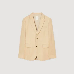 Veste De Costume En Lin
