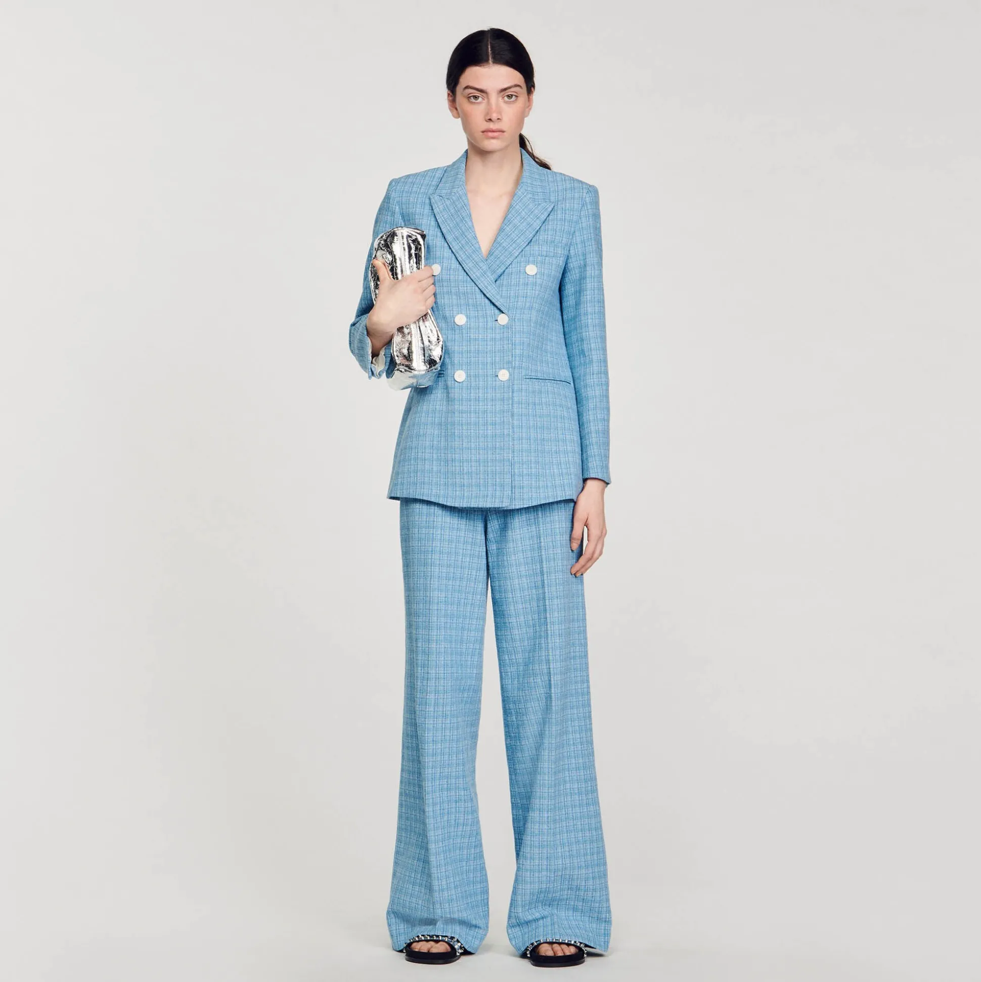 Veste De Costume En Tweed