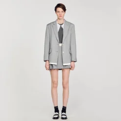Veste De Costume Finitions Satinées