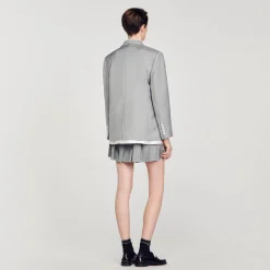 Veste De Costume Finitions Satinées