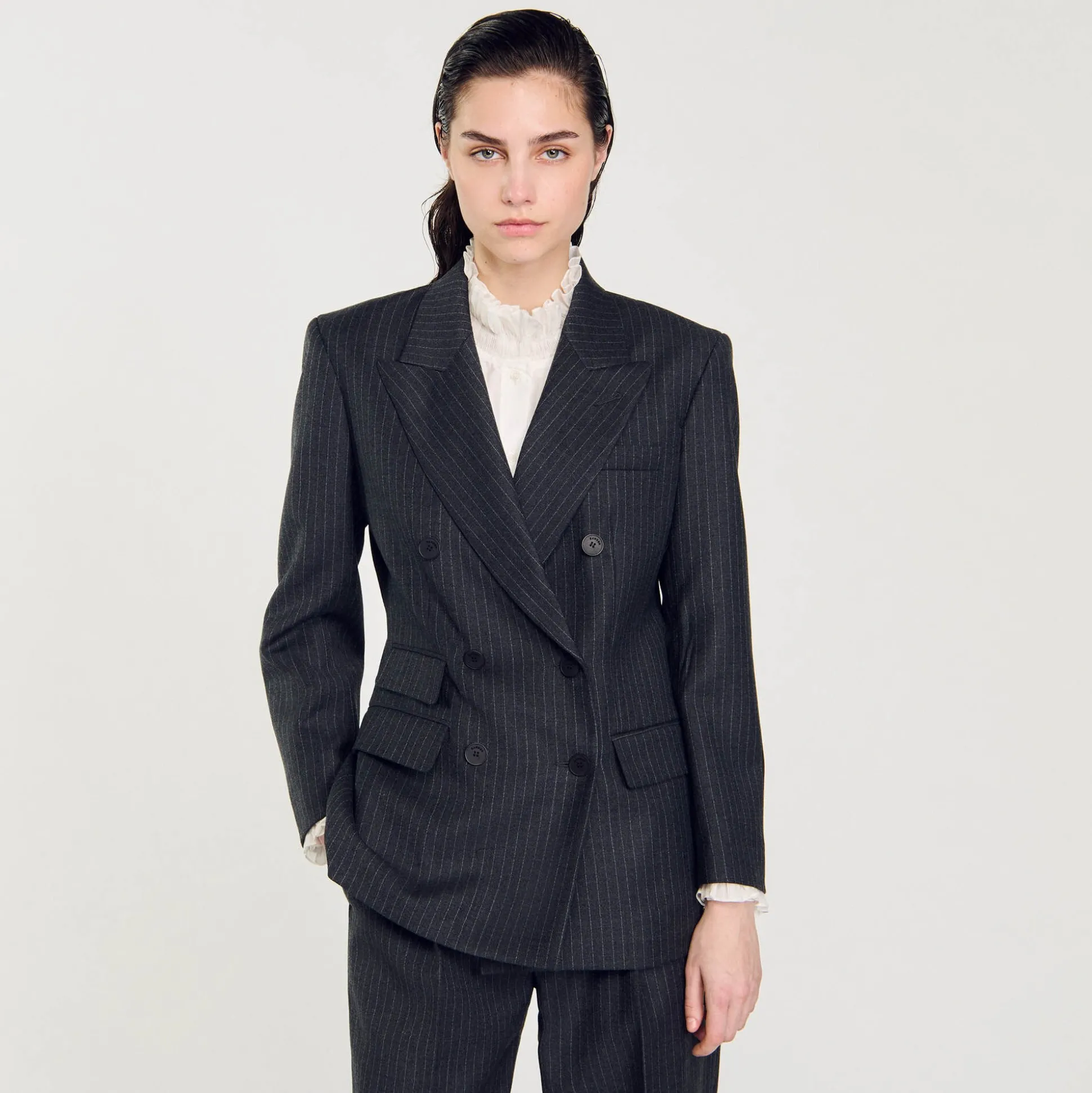 Veste De Costume Rayures