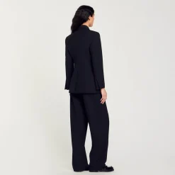 Veste De Tailleur à Boutonnage Croisé