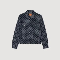 Veste En Denim Square Cross